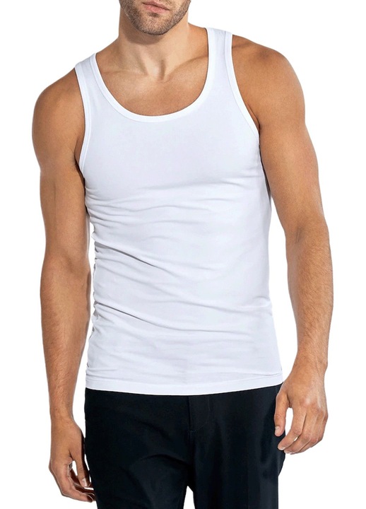 Мъжка тениска 100% памук, Бял