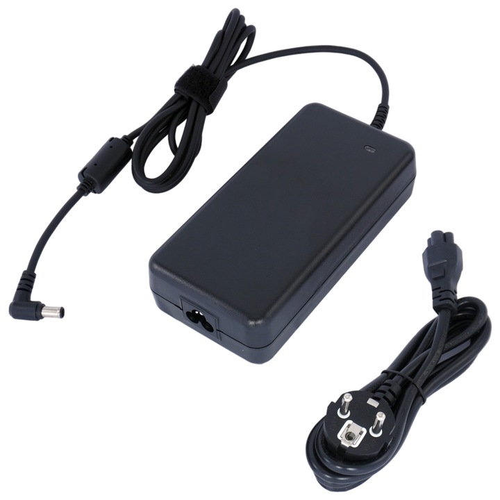 Incarcator laptop 120W, 19.5V, 6.15A, 6.5x4.4mm, set cu cablu de alimentare