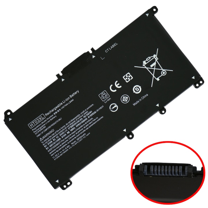 Baterie laptop - Baterie pentru HP 250 G8 - Cod produs: 2W8Y9EA L11421-2D3 L11119-855 11.55V 41Wh 3470mAh (Cod 1-BAT0183)