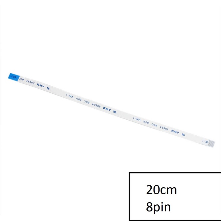 Cablu panglica - cablu plat flexibil FFC FFC / FPC cablu plat flexibil pentru placa USB compatibil cu Asus X550ZE 8 pini 20cm panglica (1-FFC0009)