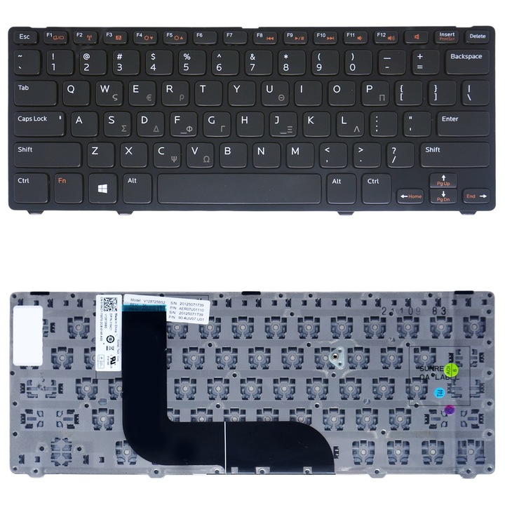 Tastatura laptop DELL Inspiron 14Z 5423, 13Z 5323, Vostro 3360, neagra