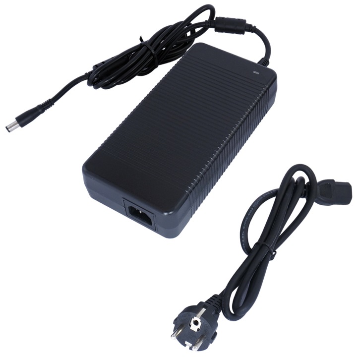 Incarcator laptop, 210W, 19.5V, 10.8A, conector 7.4x5.0mm, set de alimentare pentru Dell Precision M6400, M6500