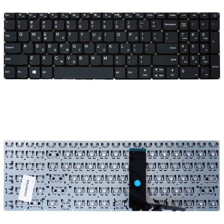 Tastatura laptop pentru IBM-LENOVO 330-15IKB, 320-15IAP, 320-15ABR, 320-15AST, 320-15ISK, dimensiune standard, culoare gri