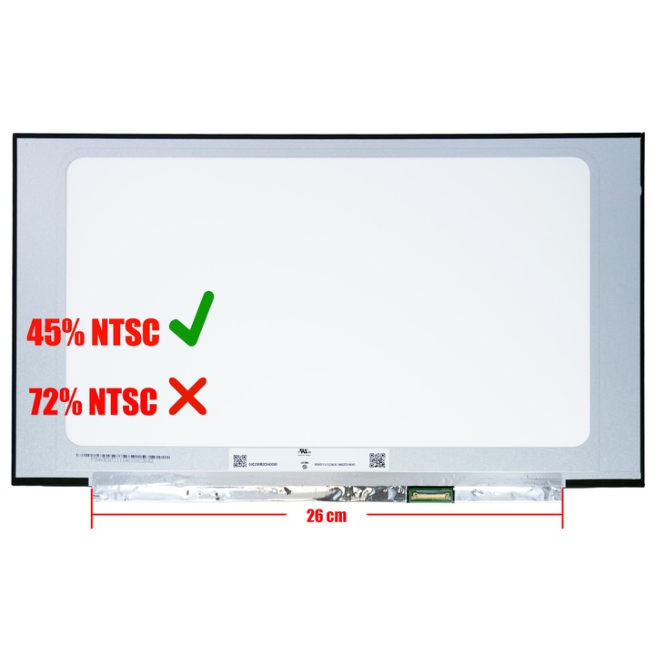 Display laptop pentru Lenovo Ideapad 5 15ARE05, 1920x1080 FHD IPS 30 Pin LED 35cm