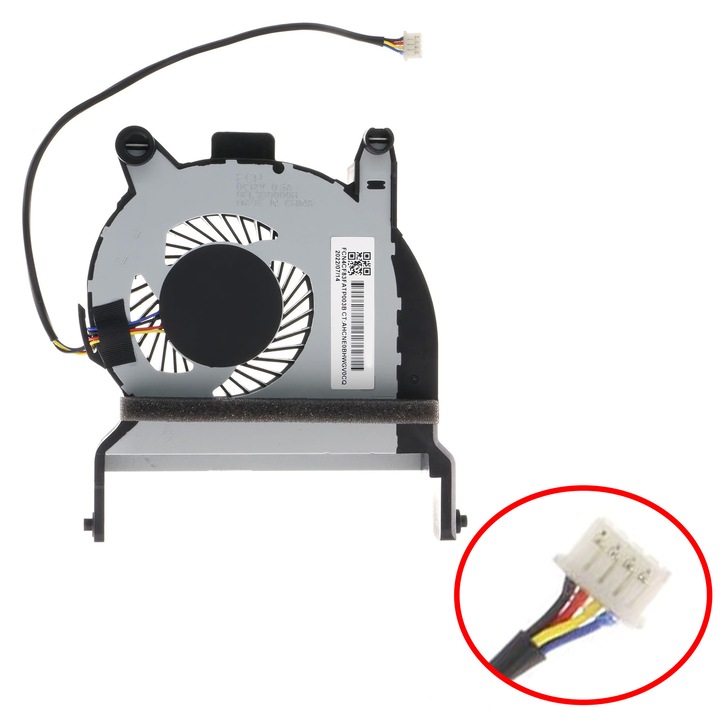 Ventilator laptop - Ventilator de racire CPU pentru HP EliteDesk 800 G4 705 G4 705 G5 ProDesk 405 G4 600 G4 Desktop Mini PC L19561-001 OEM (Ref. 80856)