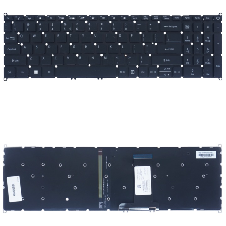 Tastatura laptop Acer Aspire 7 715-75 N19c5 cu iluminare de fundal