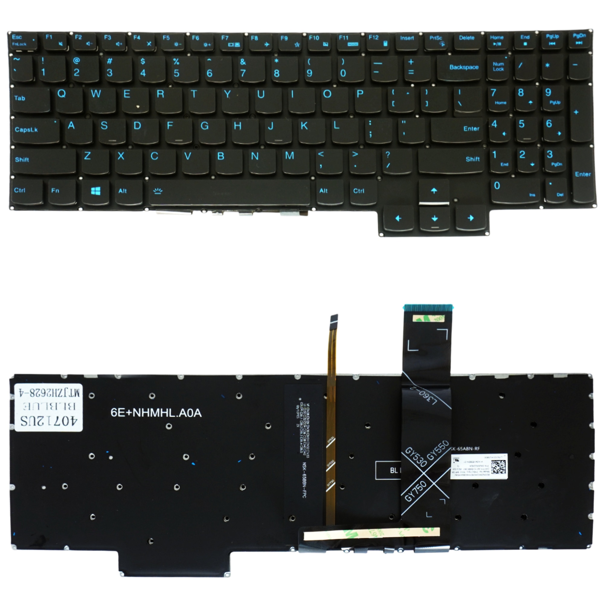 Tastatura laptop pentru Lenovo IdeaPad Gaming 3 15ACH6, set, 82K2