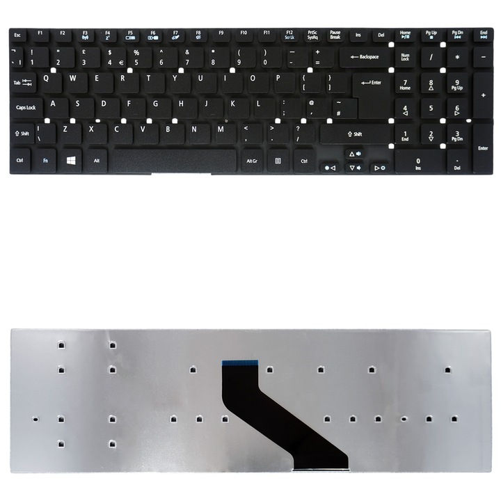 Tastatura laptop Acer Aspire 5755 5755G 5830 5830G 5830T 5830TG 5955 5955G E1-510 E1-510P E1-522 E1-530 Neagra fara cadru