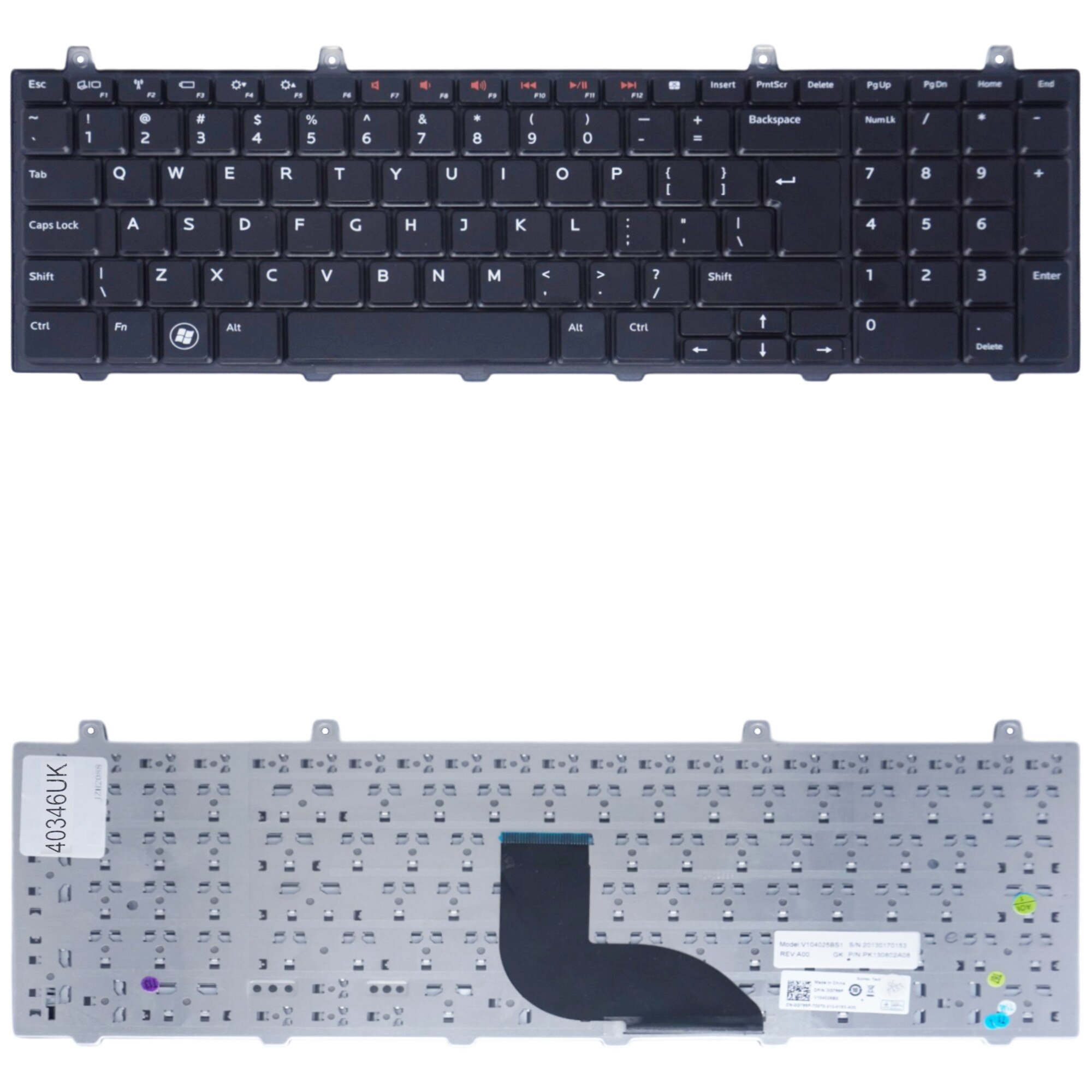 Tastatura laptop DELL Studio, set tastaturi, 9Z.N3E82.101, 9Z
