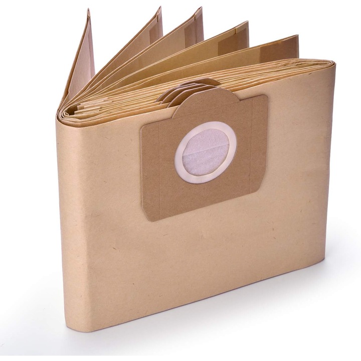 Pachet de 10 saci de praf pentru aspiratoare Karcher WD3 WD3P, compatibili, 6.959-130.0, material ecologic