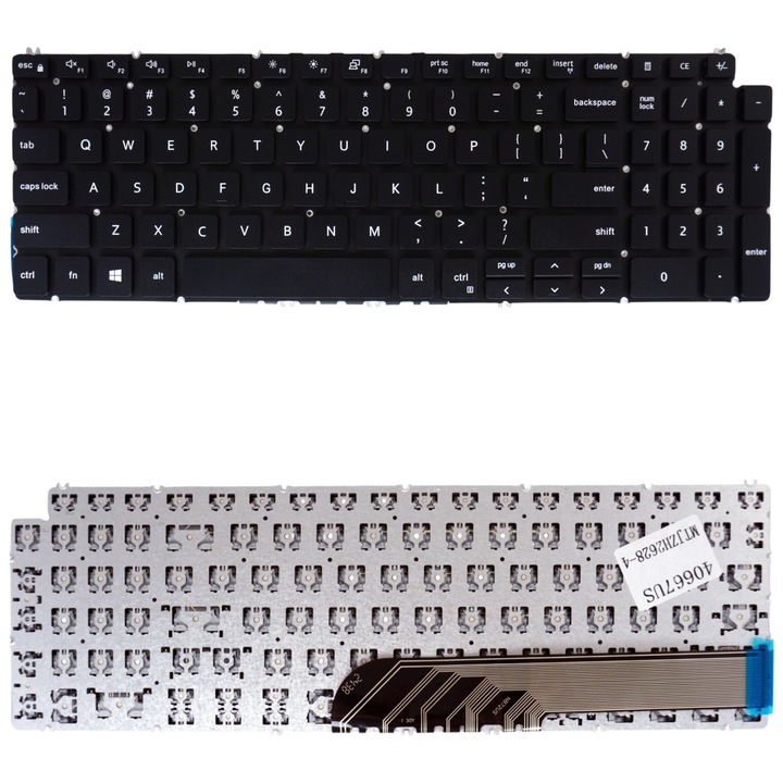 Клавиатура за лаптоп Dell Latitude 3510, Vostro 15 3500/3501, черна, US