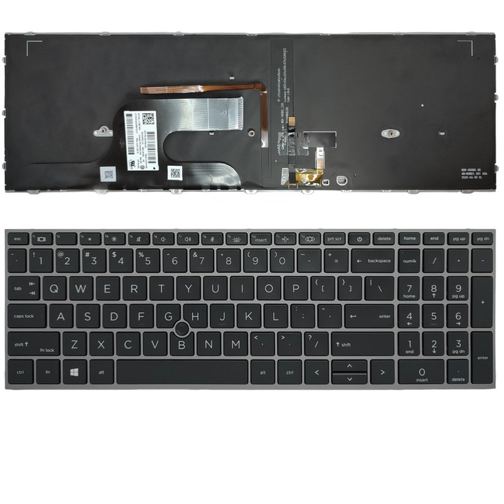 Тъчпад за лаптоп HP M17094-001 L97967-001 L97968-001 M17095-001 9Z.NHNBC.001 NSK-X00BC PK132WW1B00 LK132WW1A00 NSK-X01BC 9Z.NHNBC.101