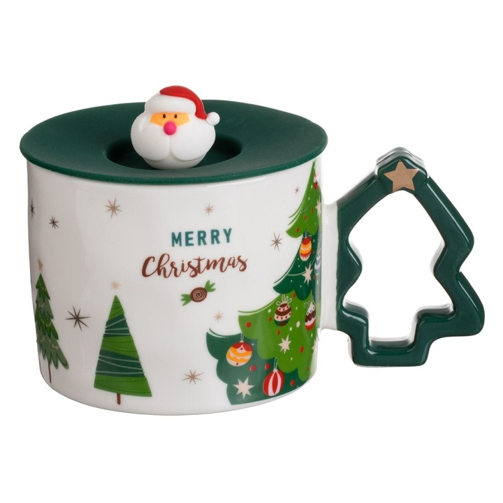 Set Cana Craciun New Bone Maner Brad Capac Silicon Mos Craciun 350ml