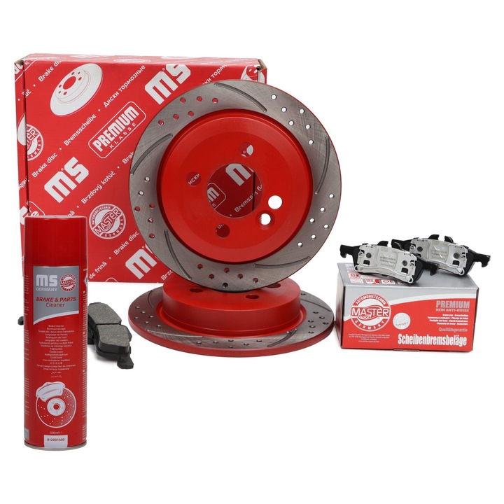 Master-Sport féktárcsa és fékbetét szett, hátsó, 15,8mm, 259x44,1mm