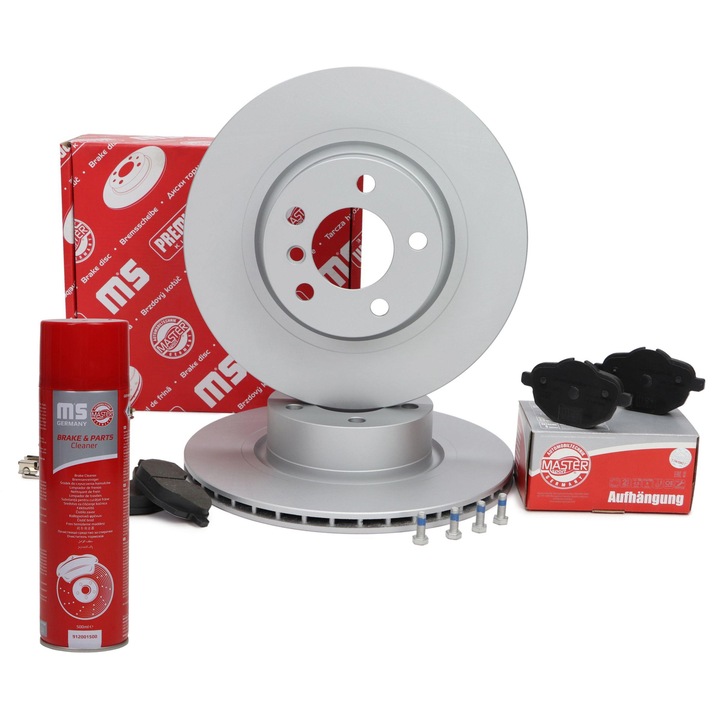 Féktárcsa és fékbetét készlet, Master Sport, 330x71mm, 5 lyuk, 16.5kg