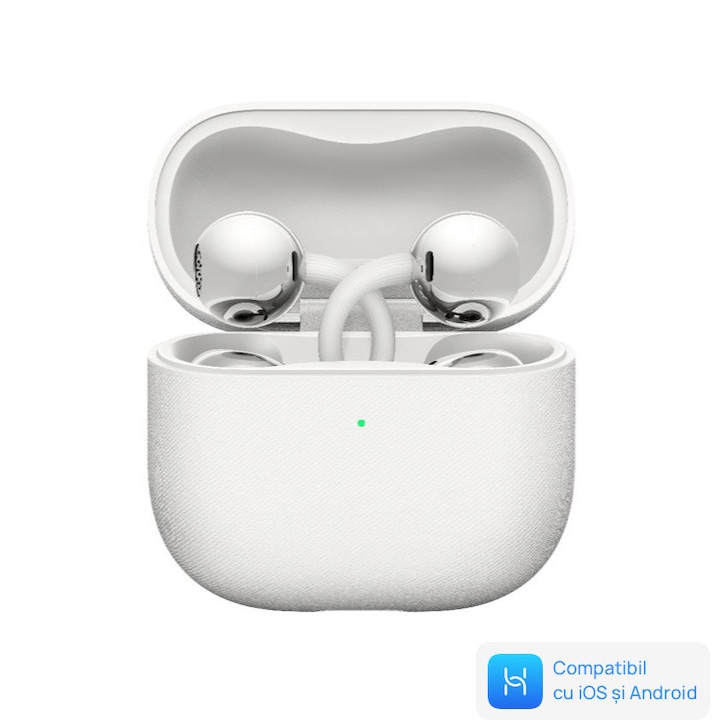 Слушалки Open-Ear Huawei FreeClip 2, True Wireless, Bluetooth, IP57, Автономия 38 часа, White