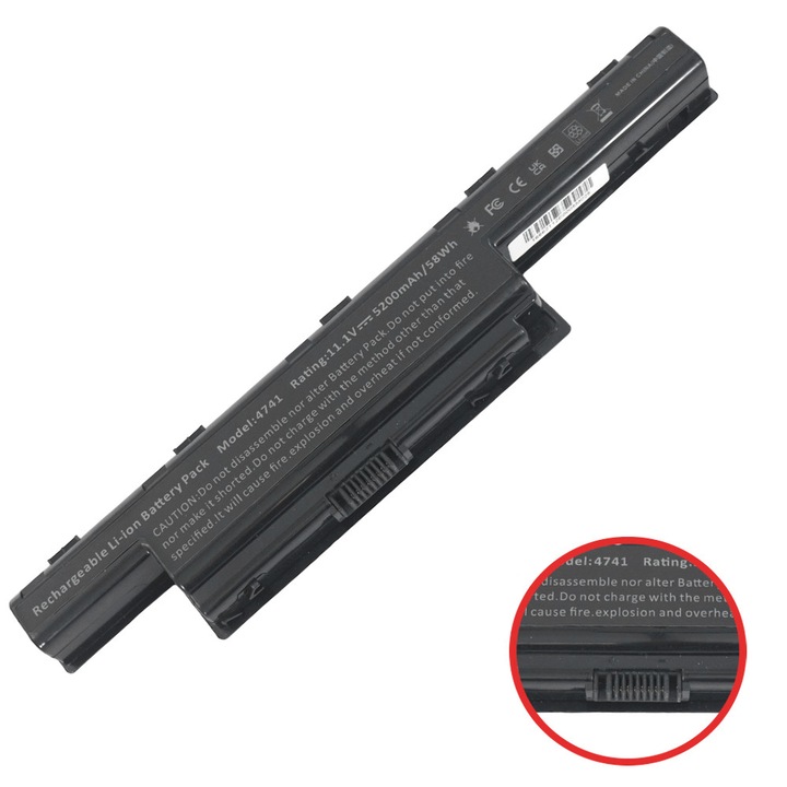 Батерия за лаптоп за Acer Aspire V3-571G 5750 E1-571G AK.006BT.080 AS10D31 AS10D3E AS10D41 AS10D51 AS10D5E AS10D7E BT.00603.111 11.1V 58Wh 5200mAh ( SKU.1-BAT0005(4.4Ah) )