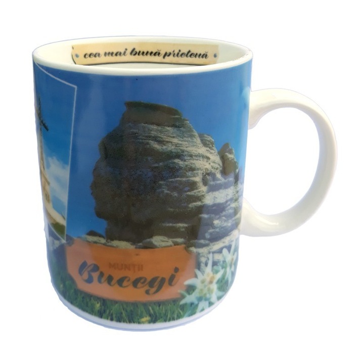 Cana 300 ml, Cea mai buna prietena, multicolor, cutie inclusa