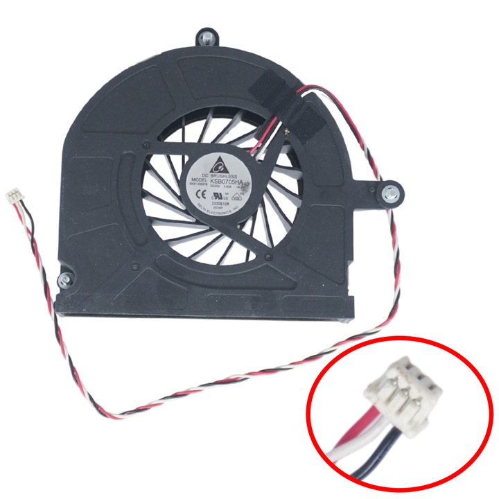 Cooler Procesor Toshiba Qosmio X300 X305 3pin, dimensiuni 8A83, 81033