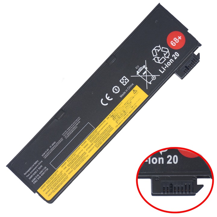 Батерия за лаптоп - Батерия за Lenovo ThinkPad X240 X250 X260 X270 0C52861 45N1136 45N1137 0C52862 45N1135 10.8V 48Wh 5200mAh ( Реф.1-BAT0544 )