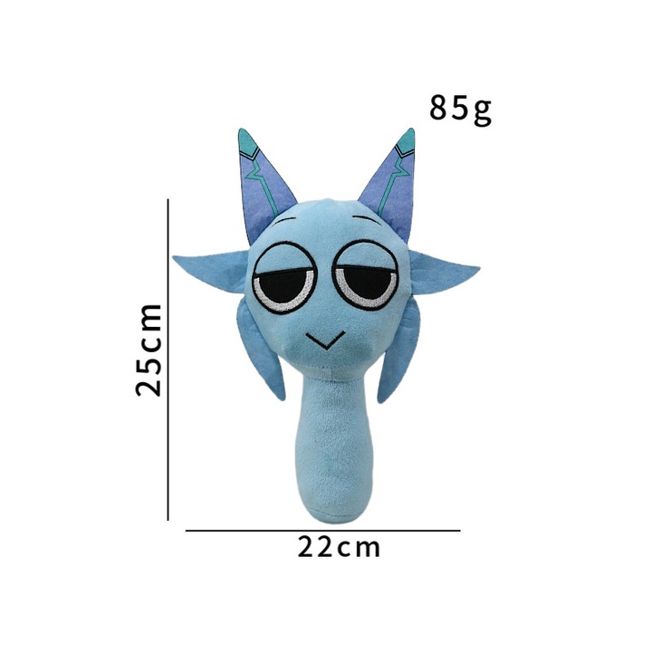 Jucarie de plus, 25cm, design unic, multicolor, pentru decorare sau cadou de Craciun/Birthday