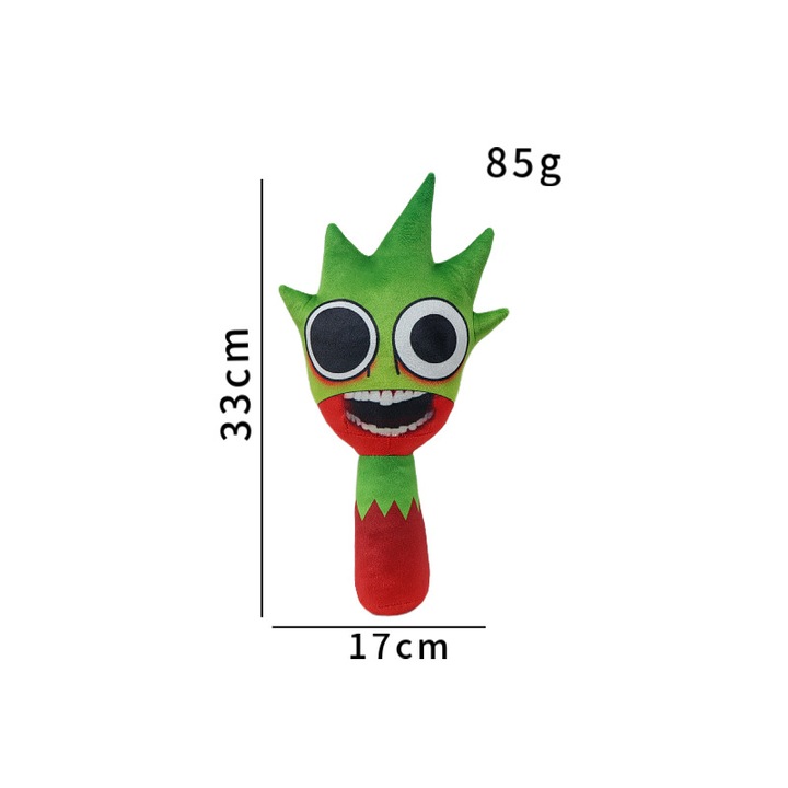 Jucarie de plus, animal de plus, 25cm, colorat, set pentru cadou de Craciun sau zi de nastere