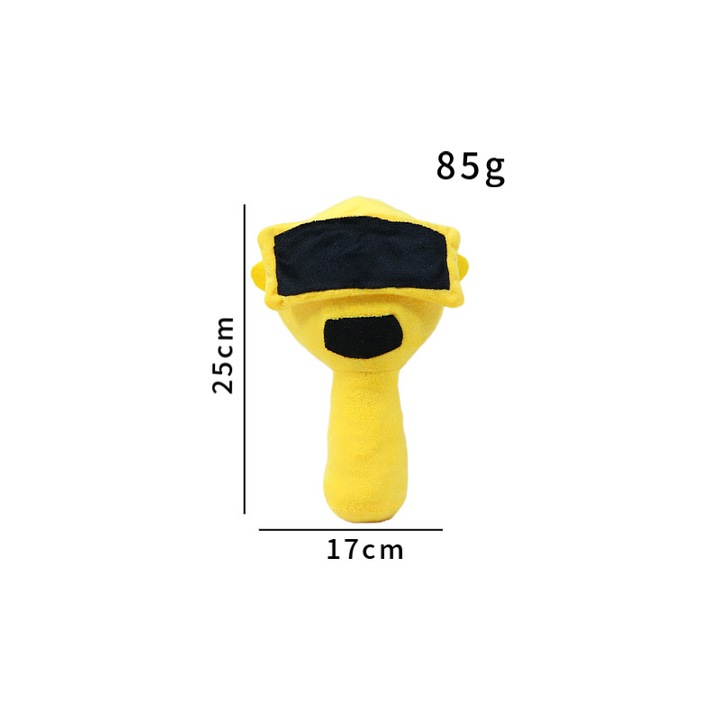 Jucarie de plus, 25cm, design unic, multicolor, pentru decorare sau cadou de Craciun/Birthday