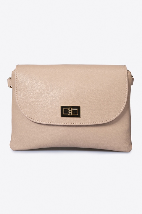 Massimo Castelli, Keresztpántos bőrtáska, Világosbézs