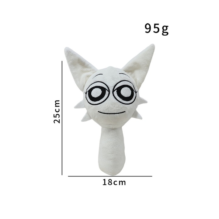 Jucarie de plus, 25cm, design unic, multicolor, pentru decorare si cadou de Craciun sau zi de nastere