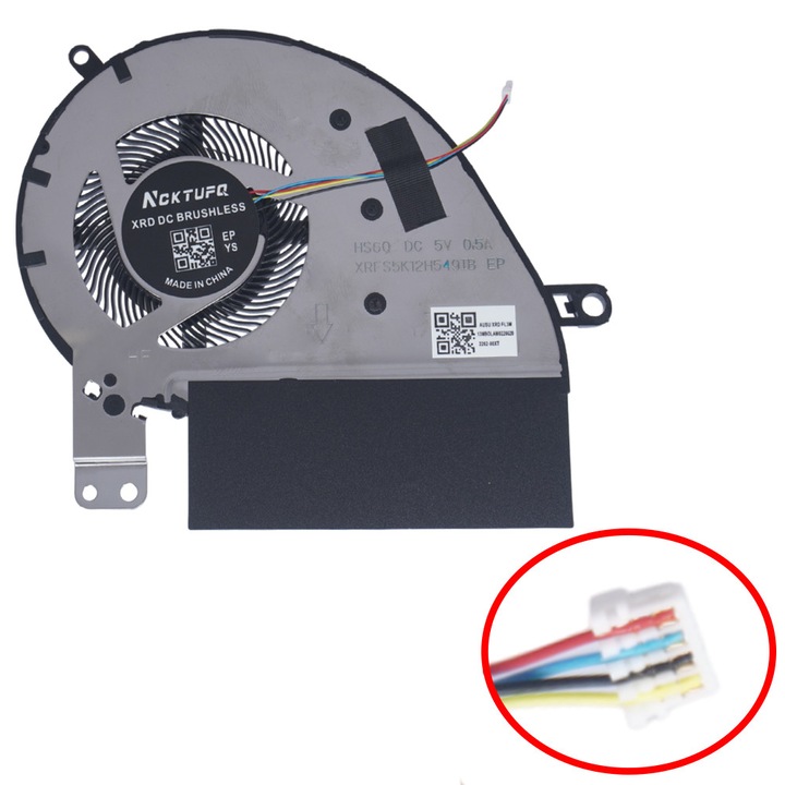 Ventilator PC Asus UX333FN, 4 fire, 4 pini