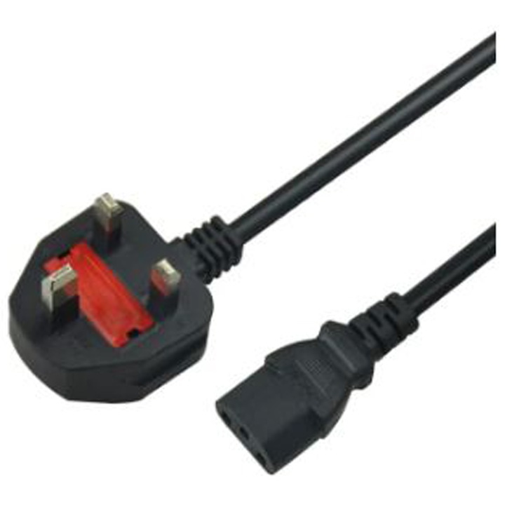 Cablu de alimentare 3 pini pentru laptop - AC stil 3 pini UK 1.5m (150cm) (Cod 1-DCCRD035)