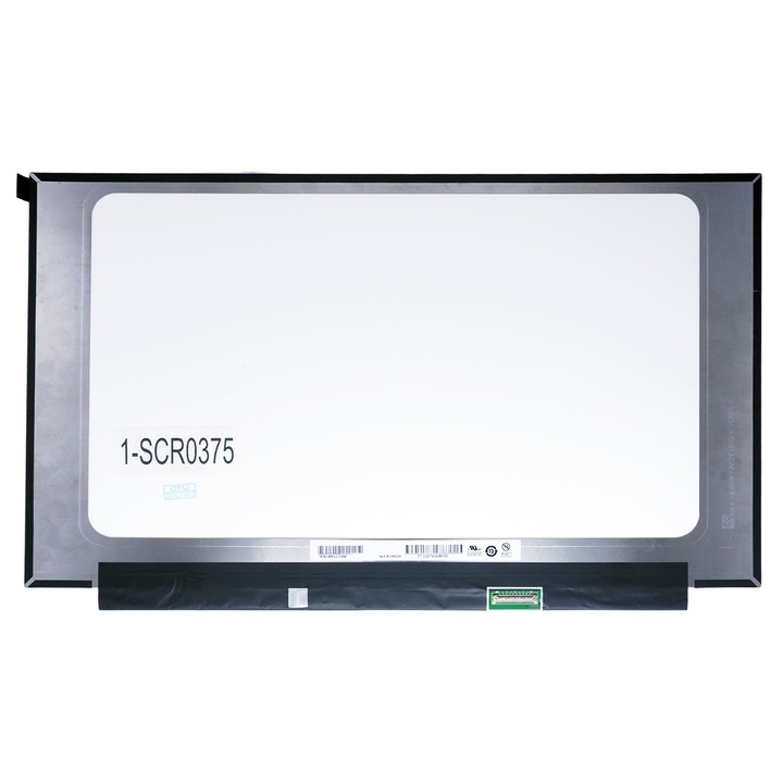 Monitor Laptop - Monitor ecran pentru Lenovo Legion 5-15IMH05H B156HAN10.2 LP156WFG-SPX1 5D10X18113 5D10X18110 15.6'' 1920x1080 FHD IPS LED Slim Non Touch 72% NTSC eDP1.4 40pins 240Hz Mat ( Ref.1-SCR0375 )