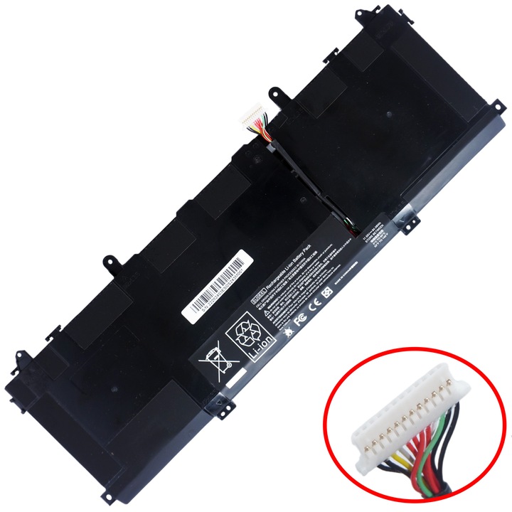 Baterie laptop - Baterie pentru HP Spectre x360 15T-DF000 4CJ40AAR 4CJ40AAR 4CJ41AAR 7CJ40U8R HSTNN-DB8W L29048-271 L29184-005 SU06084XL TPN-Q213 11.55V 84.08Wh 7280mAh cu cablu cu 12 pini (Ref.1-BAT0637)