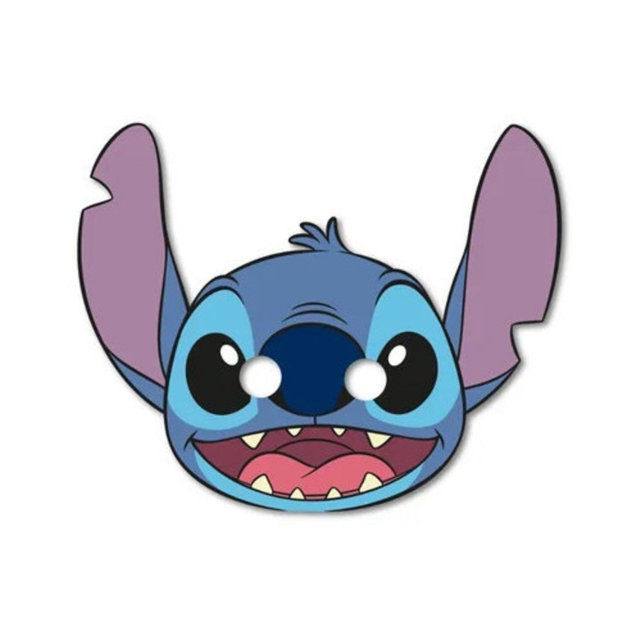 Set 6 masti party, Lilo & Stitch Albastru
