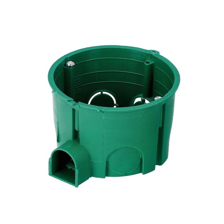 Set 10 x Doze 2 module, rotund, Ø60x45mm, montaj încastrat, interconectabil, verde
