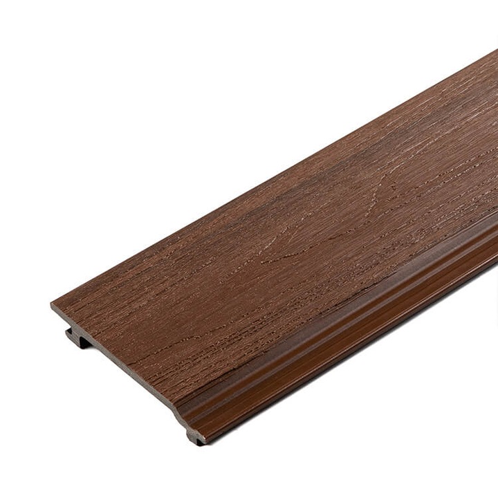 Placa compozita pentru fatada exterioare premium Liderwood, Redwood ESANTION 8cm