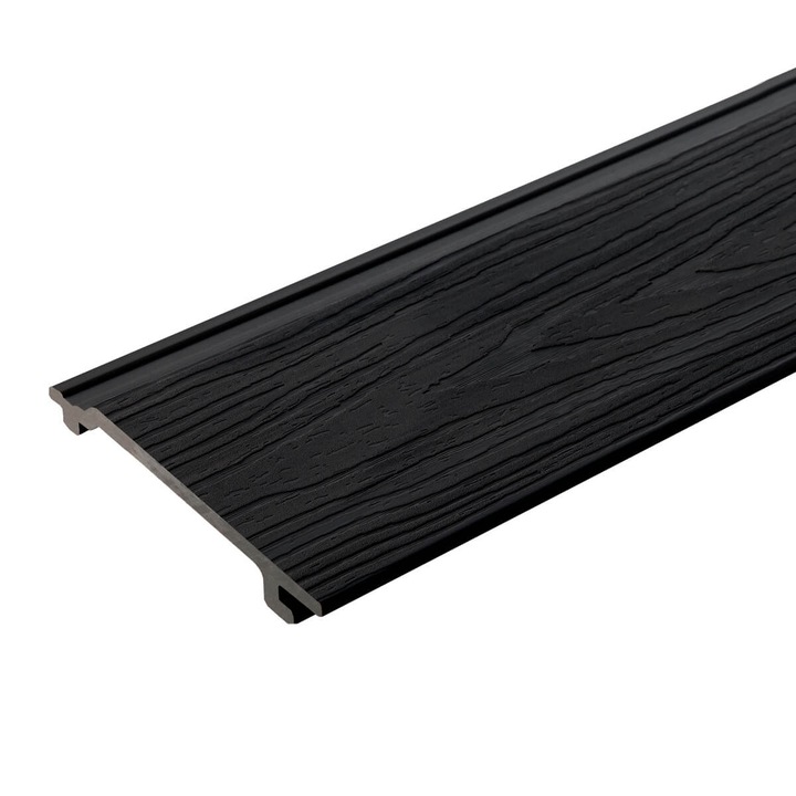 Placa compozita pentru fatada exterioare premium Liderwood, Antracit ESANTION 8cm