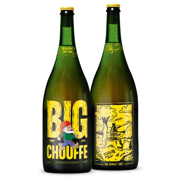 Бира La Chouffe, лимитирана серия, златиста, 1.5l