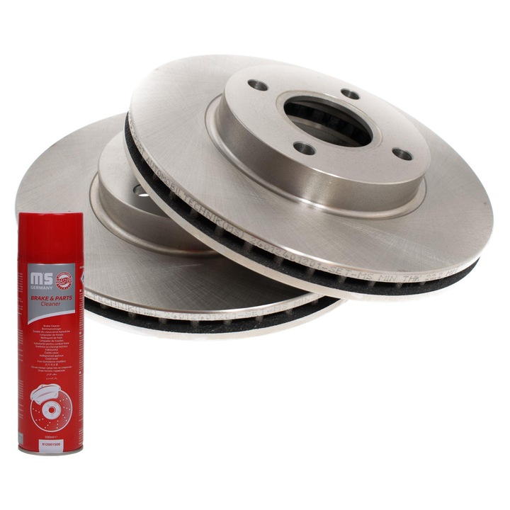 Master-Sport Germany féktárcsa szett, szellőztetett, 260x47mm, 2 darab, tisztítószerrel