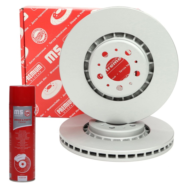 Fékbetét készlet Master-Sport Germany, szellőztetett, 336x51mm, 2 darab, tisztítószerrel