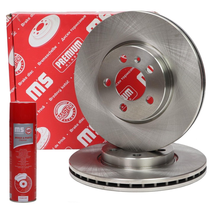 Master-Sport Germany első féktárcsa készlet, szellőztetett, 276x44mm, 2 darab