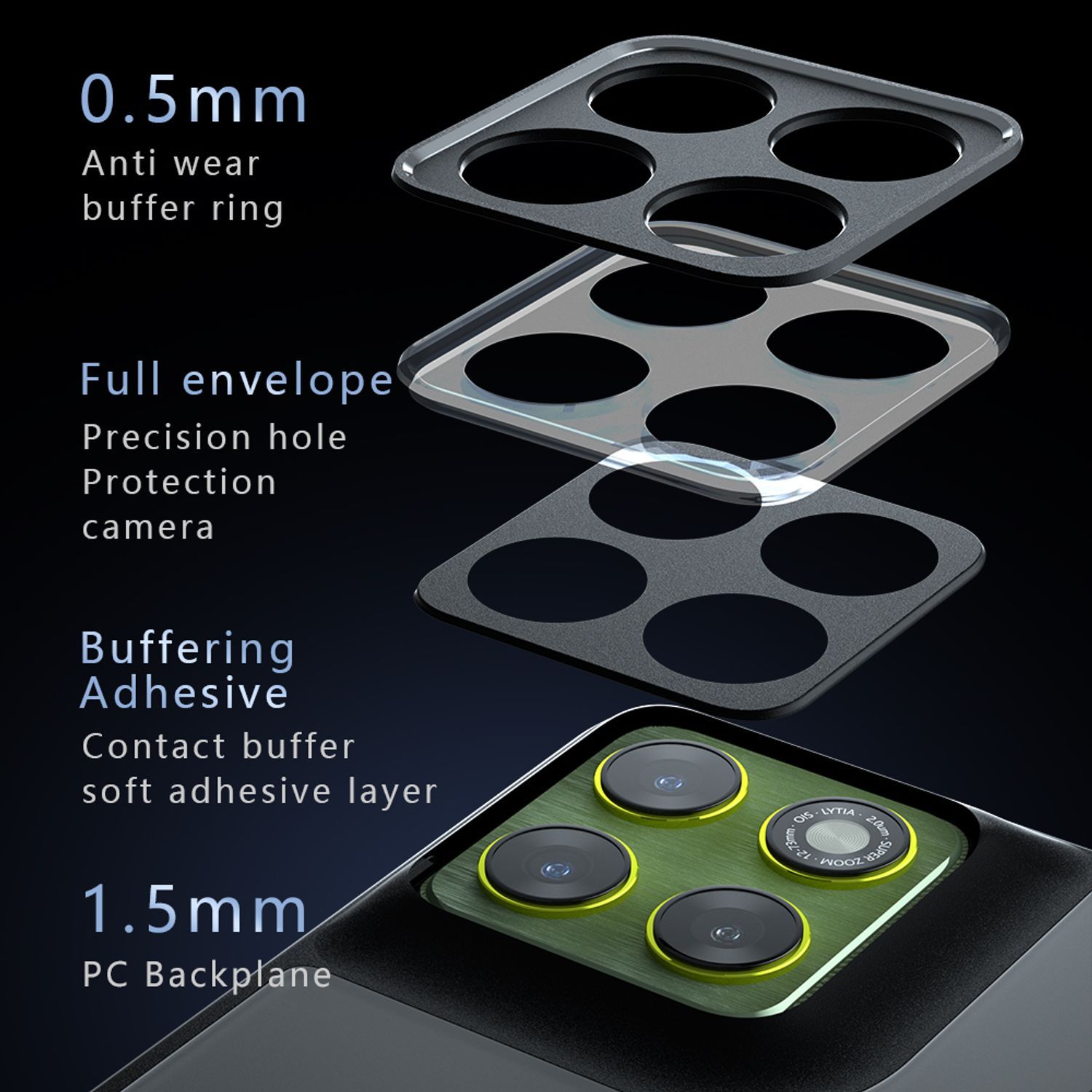 Husa pentru Motorola Edge 70, Anti-Shock Protection, TPU, transparent/negru