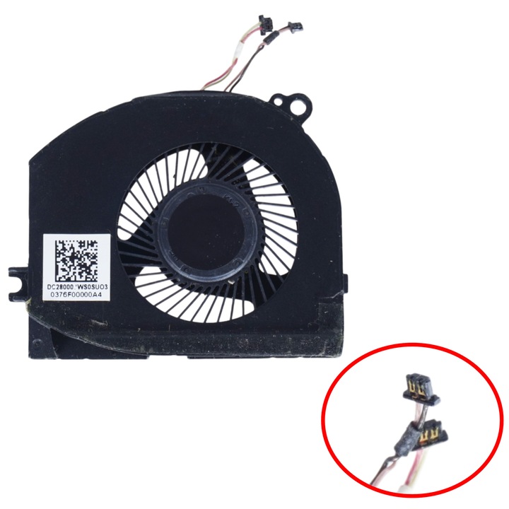 Laptop CPU hűtőventilátor HP Spectre 13-AF 13-af001nv 13-AF001NB 13-af000nv 13-af501tu 13-AF010CA 13-AF012DX 941828-001 941826-001 Jobb ventilátor 2+2 tűs ( SKU.81464 )