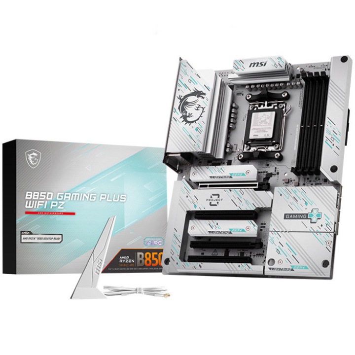 Дънна платка MSI B850 GAMING PLUS WIFI PZ, DDR5, Socket AM5