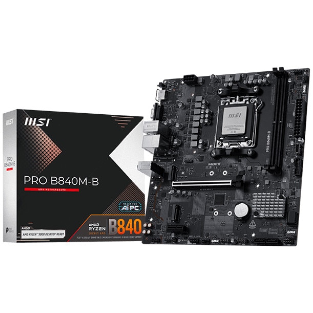 Placa de baza MSI PRO B840M-B, DDR5, Socket AM5