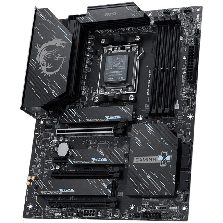 Placa de baza MSI X870E GAMING PLUS WIFI, DDR5, Socket AM5 - eMAG.ro
