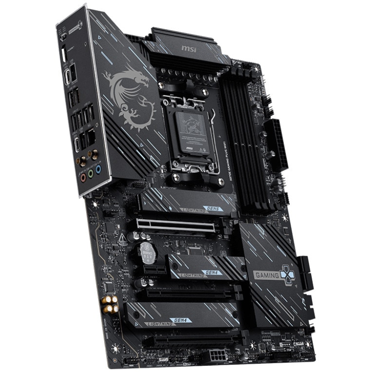 Placa de baza MSI X870E GAMING PLUS WIFI, DDR5, Socket AM5 - eMAG.ro