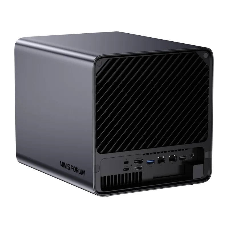 Mini PC Minis Forum NAS N5, AMD Ryzen 7 255, 16GB RAM, 128GB SSD