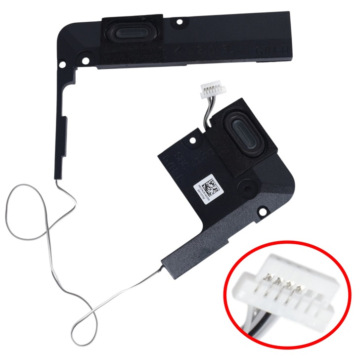 Set difuzoare pentru laptop Pavilion 15-EH 15-EG, stanga+dreapta, 15x10x5cm, multicolor