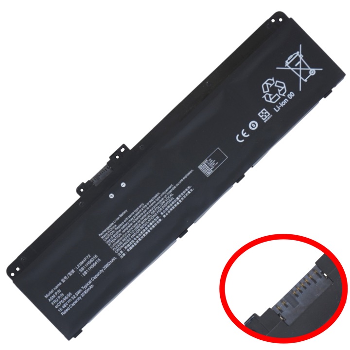 Baterie laptop pentru Lenovo ThinkPad T14 Gen 5 21MC 21MD 21ML 21MM Gen 6 21QC 21QD 21QJ 21QK P14s Gen 5 Gen 6 21ME 21QL L23M4P72 5B11H56415 SB11H56316 15.48V 52.5Wh 3392mAh ( SKU.1-BAT0914 )